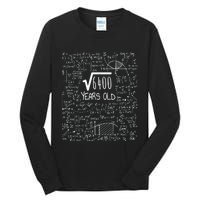 Square Root of 6400: 80 Years Old - 80th Birthday Tall Long Sleeve T-Shirt