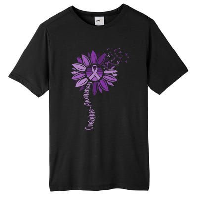 Sunflower Ribbons Overdose Awareness Tall Fusion ChromaSoft Performance T-Shirt