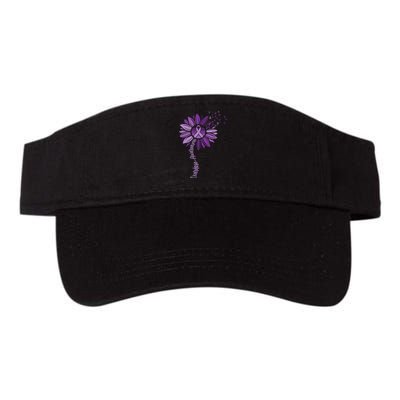 Sunflower Ribbons Overdose Awareness Valucap Bio-Washed Visor