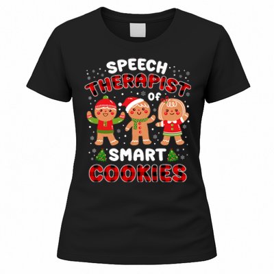 Speech Rapist Of Smart Cookies Buffalo Plaid Christmas Women's T-Shirt