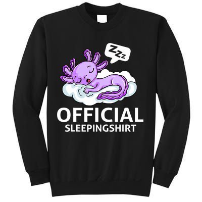 Sleepolotl Relaxolotl Offic.ial Sleepingclothes Axolotl O.fficial Sleeping Outfit Pyjamas Amazon Sweatshirt