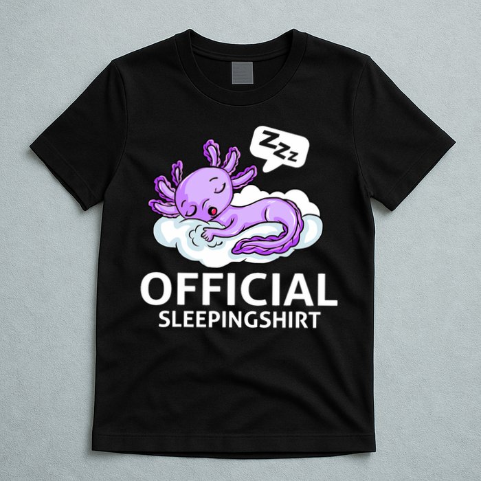 Sleepolotl Relaxolotl Offic.ial Sleepingclothes Axolotl O.fficial Sleeping Outfit Pyjamas Amazon T-Shirt