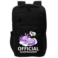 Sleepolotl Relaxolotl Offic.ial Sleepingclothes Axolotl O.fficial Sleeping Outfit Pyjamas Amazon Impact Tech Backpack