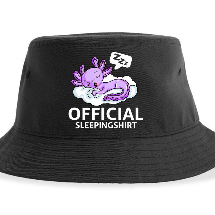 Sleepolotl Relaxolotl Offic.ial Sleepingclothes Axolotl O.fficial Sleeping Outfit Pyjamas Amazon Sustainable Bucket Hat