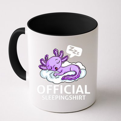 Sleepolotl Relaxolotl Offic.ial Sleepingclothes Axolotl O.fficial Sleeping Outfit Pyjamas Amazon Mug