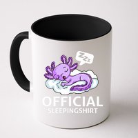 Sleepolotl Relaxolotl Offic.ial Sleepingclothes Axolotl O.fficial Sleeping Outfit Pyjamas Amazon Mug