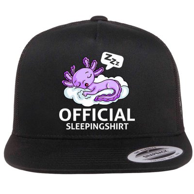 Sleepolotl Relaxolotl Offic.ial Sleepingclothes Axolotl O.fficial Sleeping Outfit Pyjamas Amazon Flat Bill Trucker Hat