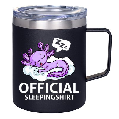 Sleepolotl Relaxolotl Offic.ial Sleepingclothes Axolotl O.fficial Sleeping Outfit Pyjamas Amazon 12oz Stainless Steel Coffee Mug