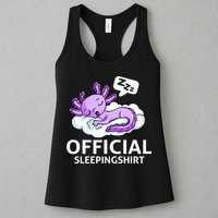 Sleepolotl Relaxolotl Offic.ial Sleepingclothes Axolotl O.fficial Sleeping Outfit Pyjamas Amazon Womens Tank Top