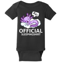 Sleepolotl Relaxolotl Offic.ial Sleepingclothes Axolotl O.fficial Sleeping Outfit Pyjamas Amazon Baby Bodysuit