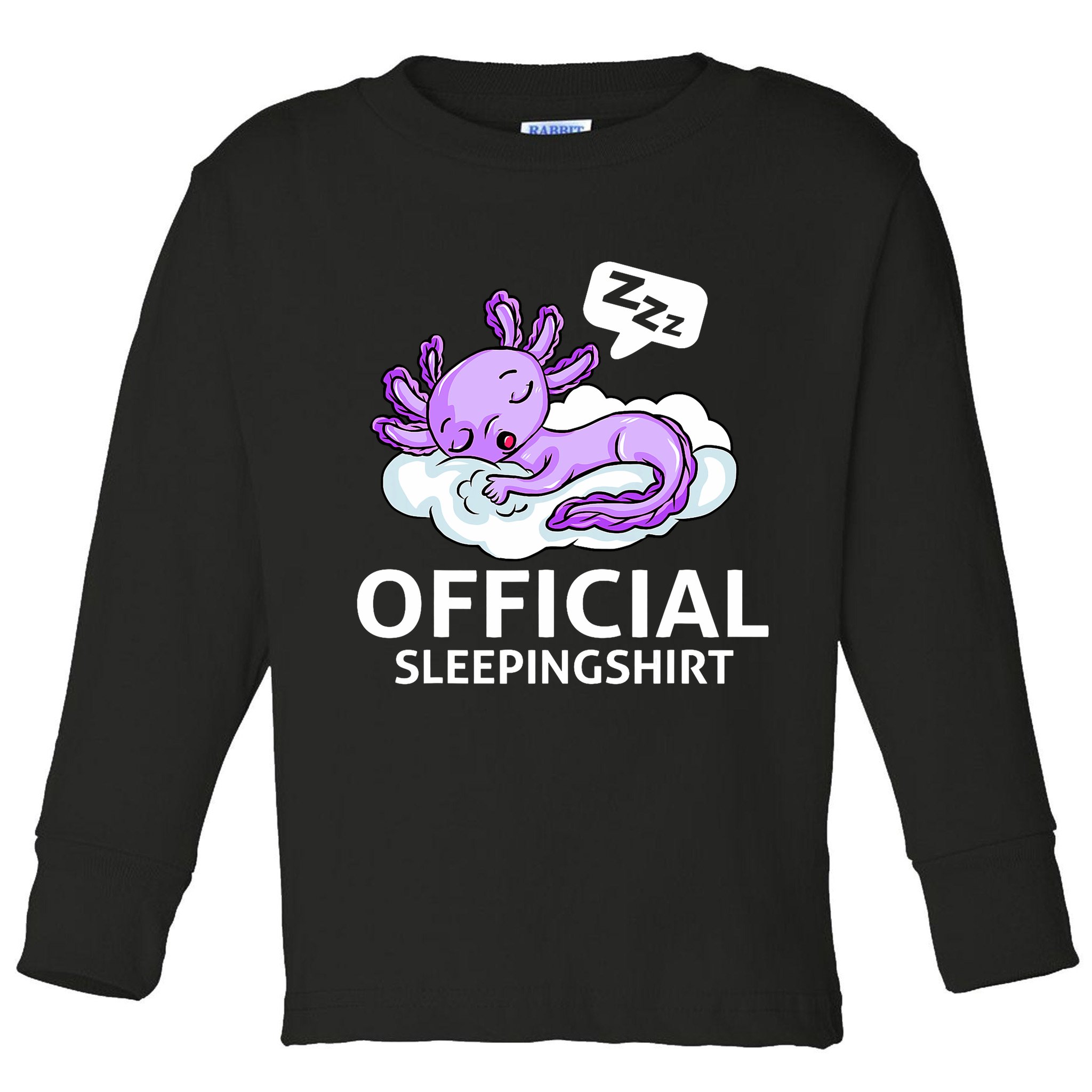 Sleepolotl Relaxolotl Offic.ial Sleepingclothes Axolotl O.fficial Sleeping Outfit Pyjamas Amazon Toddler Long Sleeve Shirt
