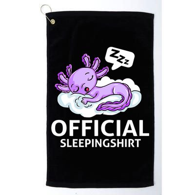Sleepolotl Relaxolotl Offic.ial Sleepingclothes Axolotl O.fficial Sleeping Outfit Pyjamas Amazon Golf Towel