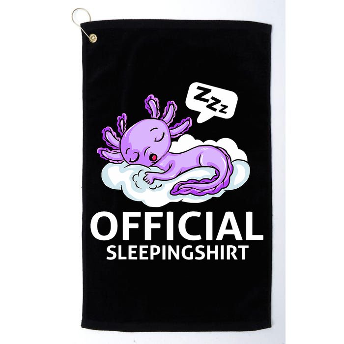 Sleepolotl Relaxolotl Offic.ial Sleepingclothes Axolotl O.fficial Sleeping Outfit Pyjamas Amazon Golf Towel