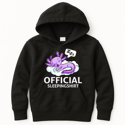 Sleepolotl Relaxolotl Offic.ial Sleepingclothes Axolotl O.fficial Sleeping Outfit Pyjamas Amazon Kids Hoodie