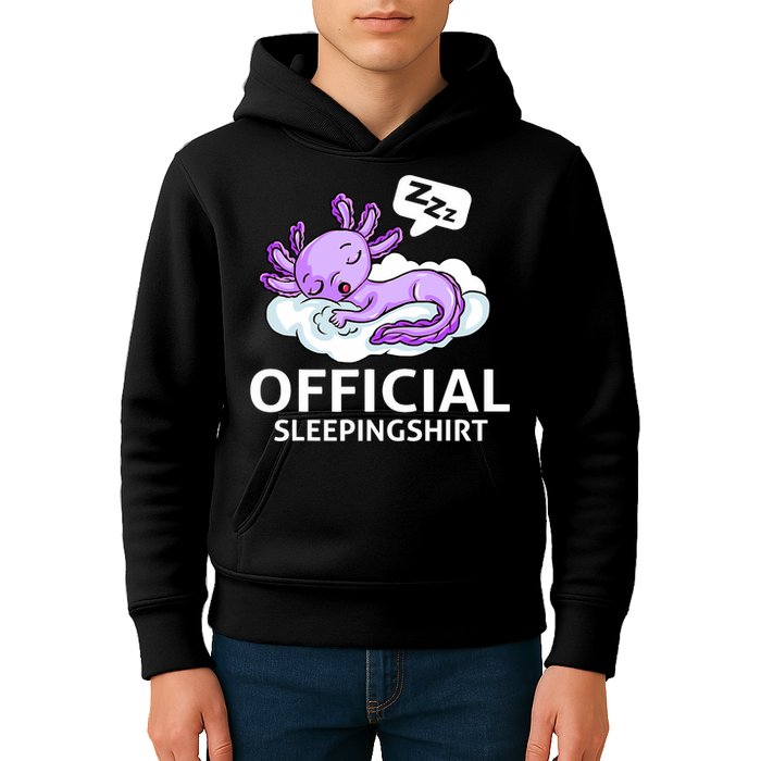 Sleepolotl Relaxolotl Offic.ial Sleepingclothes Axolotl O.fficial Sleeping Outfit Pyjamas Amazon Kids Hoodie