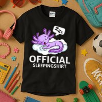 Sleepolotl Relaxolotl Offic.ial Sleepingclothes Axolotl O.fficial Sleeping Outfit Pyjamas Amazon Kids T-Shirt