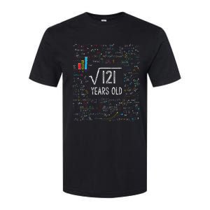 Square Root Of 121 11th Birthday 11 Year Old Gifts Math Bday Softstyle CVC T-Shirt