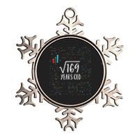 Square Root Of 169 13th Birthday 13 Year Old Gifts Math Bday Metallic Star Ornament