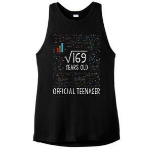 Square Root Of 169 13 Years Old Nager Birthday Ladies PosiCharge Tri-Blend Wicking Tank