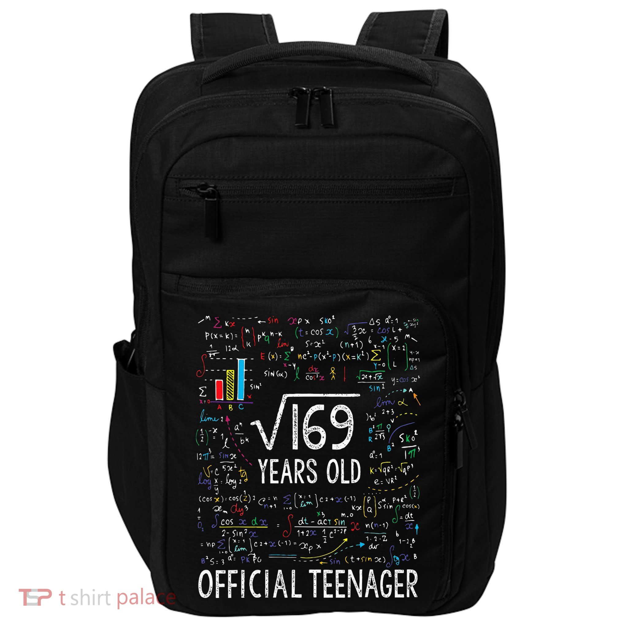 Square Root Of 169 13 Years Old Nager Birthday Impact Tech Backpack