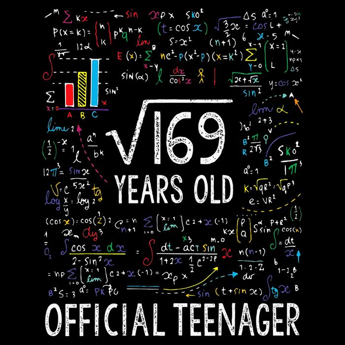 Square Root Of 169 13 Years Old Nager Birthday Impact Tech Backpack