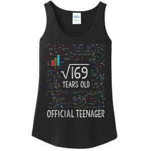 Square Root Of 169 13 Years Old Nager Birthday Ladies Essential Tank