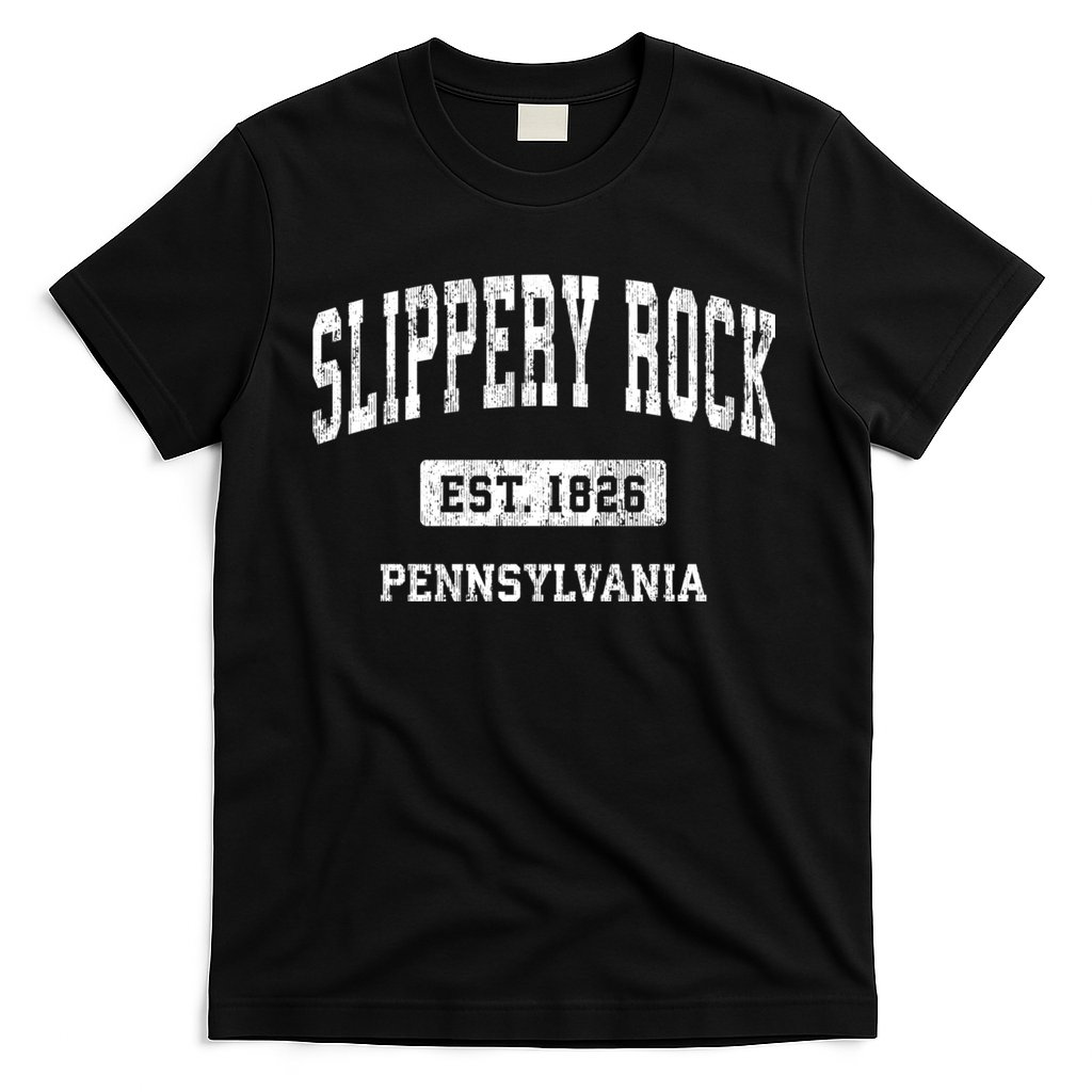 Slippery Rock Pennsylvania Pa Vintage Athletic Sports T-Shirt