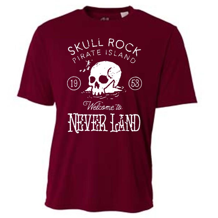 Skull Rock Pirate Island Never Land Cooling Performance Crew T-Shirt