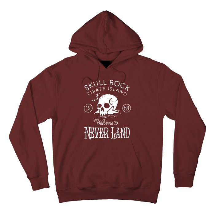 Skull Rock Pirate Island Never Land Hoodie