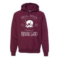 Skull Rock Pirate Island Never Land Premium Hoodie