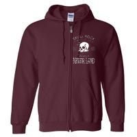 Skull Rock Pirate Island Never Land Full Zip Hoodie