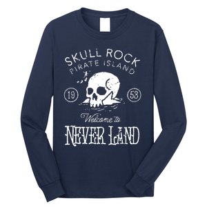 Skull Rock Pirate Island Never Land Long Sleeve Shirt