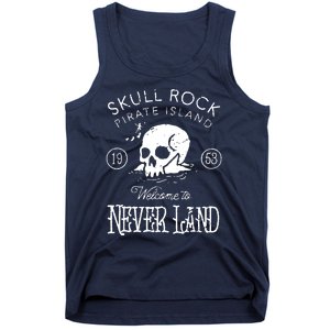 Skull Rock Pirate Island Never Land Tank Top