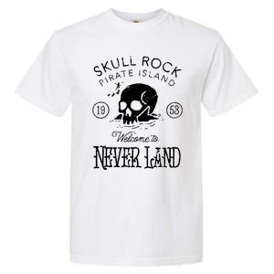 Skull Rock Pirate Island Never Land Garment-Dyed Heavyweight T-Shirt