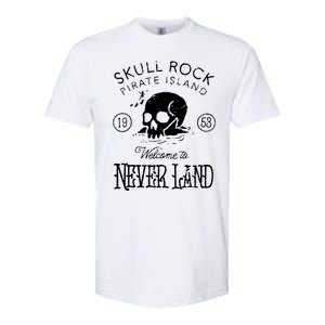 Skull Rock Pirate Island Never Land Softstyle CVC T-Shirt