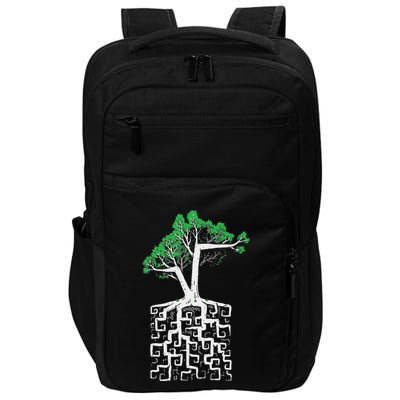 Square Root Pun With A Tree And Math Impact Tech Backpack