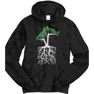 Square Root Pun With A Tree And Math Tie Dye Hoodie