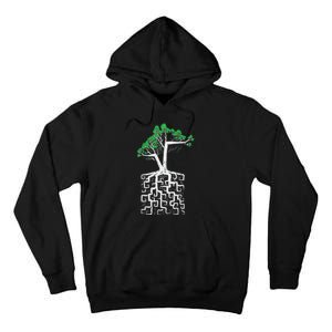 Square Root Pun With A Tree And Math Tall Hoodie