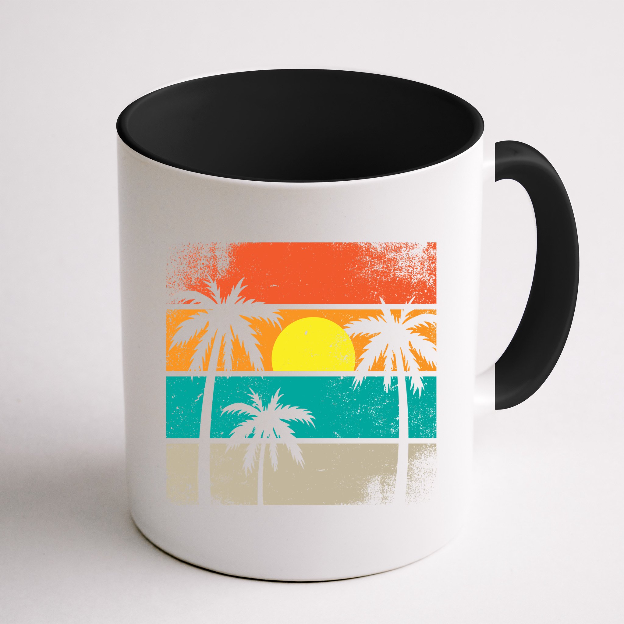 Summer Retro Palm Trees Tropical Mug