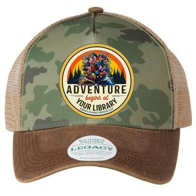 Summer Reading Program 2024 Adventure Begins At Your Library Legacy Tie Dye Trucker Hat