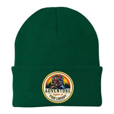 Summer Reading Program 2024 Adventure Begins At Your Library Knit Cap Winter Beanie