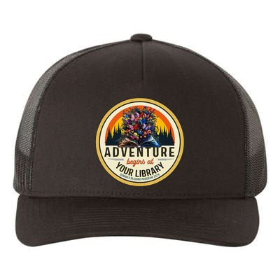 Summer Reading Program 2024 Adventure Begins At Your Library Yupoong Adult 5-Panel Trucker Hat