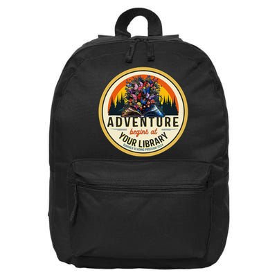 Summer Reading Program 2024 Adventure Begins At Your Library 16 in Basic Backpack