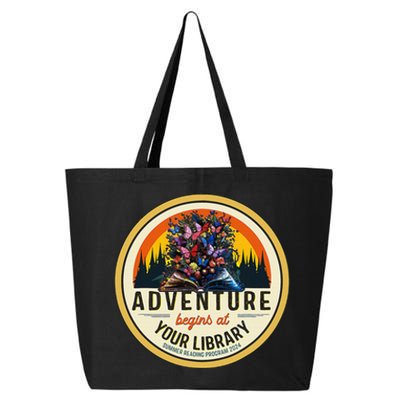 Summer Reading Program 2024 Adventure Begins At Your Library 25L Jumbo Tote