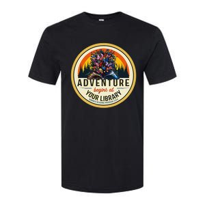 Summer Reading Program 2024 Adventure Begins At Your Library Softstyle CVC T-Shirt