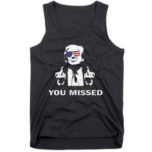 Shot Republican Pro Trump President 2024 Tank Top