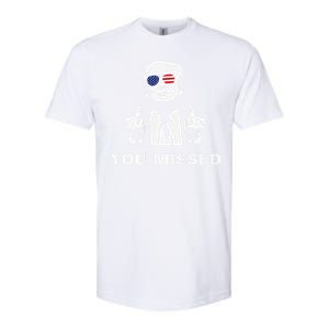 Shot Republican Pro Trump President 2024 Softstyle CVC T-Shirt