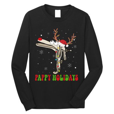 Speculum Reindeer Pappy Holidays Gynecologist Christmas Gift Long Sleeve Shirt