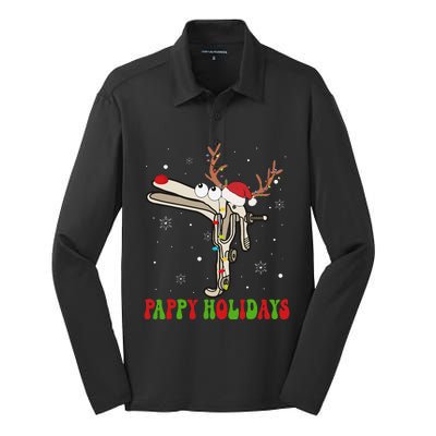 Speculum Reindeer Pappy Holidays Gynecologist Christmas Gift Silk Touch Performance Long Sleeve Polo