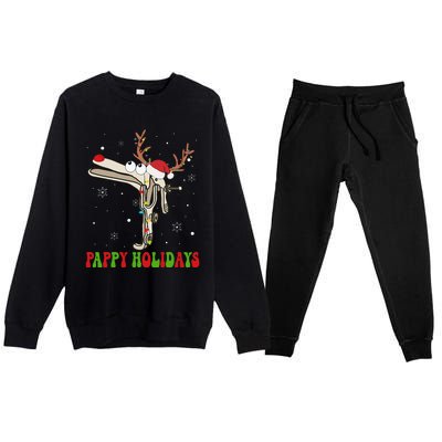 Speculum Reindeer Pappy Holidays Gynecologist Christmas Gift Premium Crewneck Sweatsuit Set